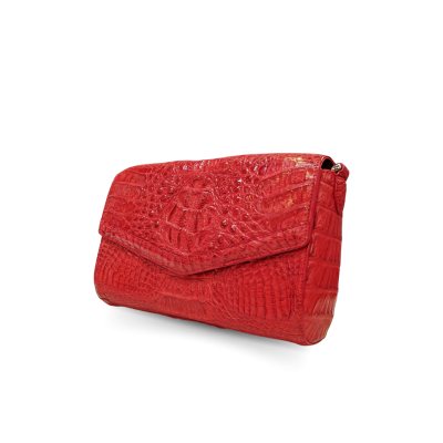 CROCODILE HORNBACK LEATHER CROSS-BODY BAG : CLB0490HKR