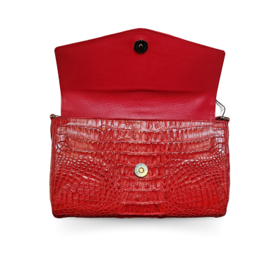 CROCODILE HORNBACK LEATHER CROSS-BODY BAG : CLB0490HKR