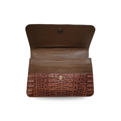 CROCODILE HORNBACK LEATHER CLUTCH CROSS-BODY BAG : CLB0496HKR