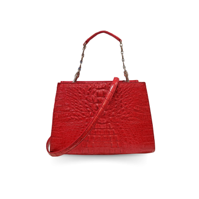 CLB0524HKR : CROCODILE HORNBACK LEATHER HANDBAG