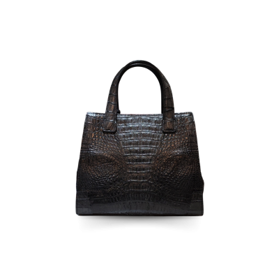 CLB0528HKR : CROCODILE HORNBACK LEATHER HANDBAG