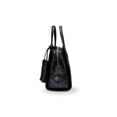CLB0528HKR : CROCODILE HORNBACK LEATHER HANDBAG