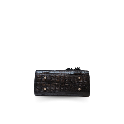 CLB0528HKR : CROCODILE HORNBACK LEATHER HANDBAG