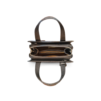 CLB0528HKR : CROCODILE HORNBACK LEATHER HANDBAG