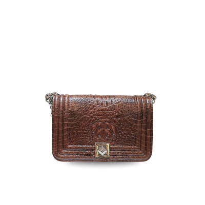 CLB0537HMX : CROCODILE HORNBACK LEATHER CROSS-BODY BAG