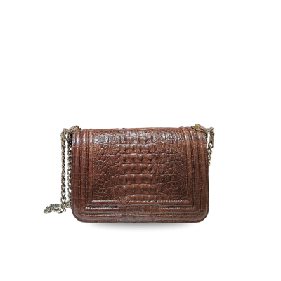 CROCODILE HORNBACK LEATHER CROSS-BODY BAG : CLB0537HMX