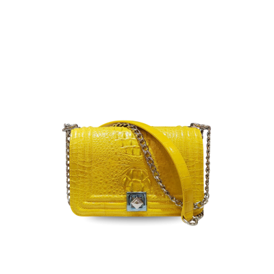 CROCODILE HORNBACK LEATHER CROSS-BODY BAG : CLB0537HMX