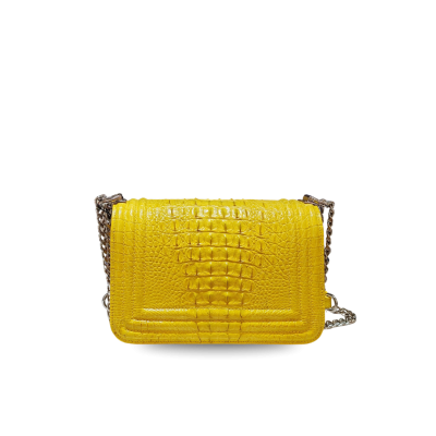 CLB0537HMX : CROCODILE HORNBACK LEATHER CROSS-BODY BAG