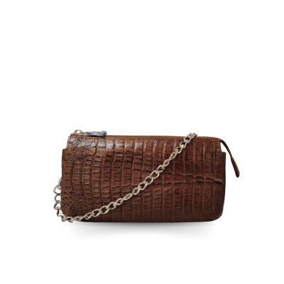 CLB0540TMX : CROCODILE HORNBACK LEATHER CROSS-BODY BAG