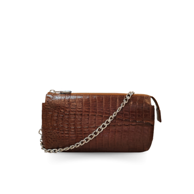 CLB0540TMX : CROCODILE HORNBACK LEATHER CROSS-BODY BAG