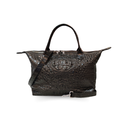 CLB0543HT : CROCODILE HORNBACK LEATHER HANDBAG