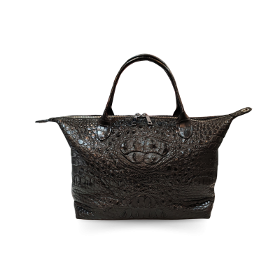 CLB0543HT : CROCODILE HORNBACK LEATHER HANDBAG