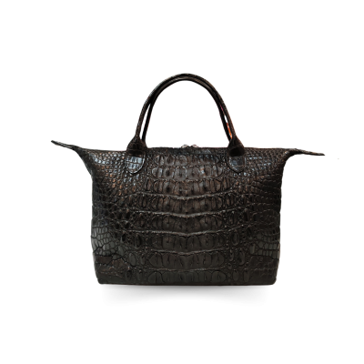 CLB0543HT : CROCODILE HORNBACK LEATHER HANDBAG CLB0543HT : CROCODILE HORNBACK LEATHER HANDBAG