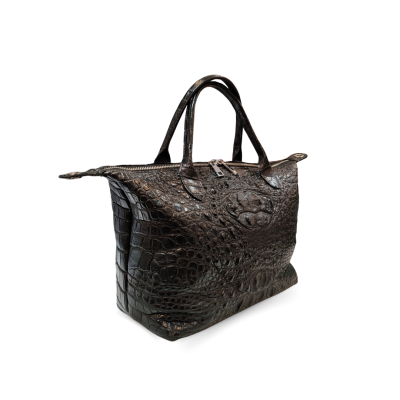 CLB0543HT : CROCODILE HORNBACK LEATHER HANDBAG