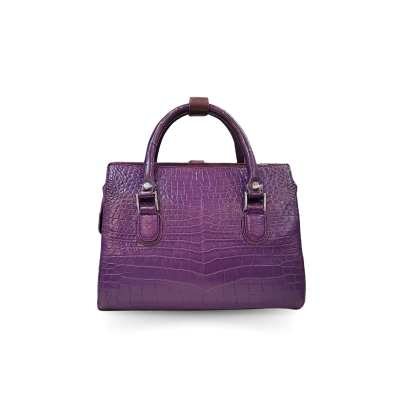 CROCODILE BELLY LEATHER HANDBAG : CLB0545SAY