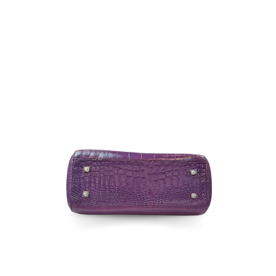 CROCODILE BELLY LEATHER HANDBAG : CLB0545SAY