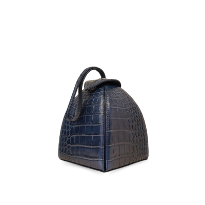 CLB0559SPW : CROCODILE BELLY LEATHER HANDBAG CLUTCH