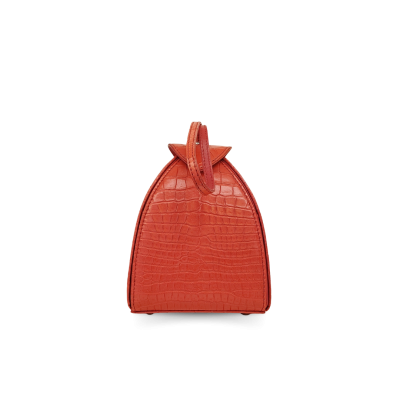 CLB0559SPW : CROCODILE BELLY LEATHER HANDBAG CLUTCH