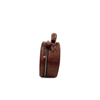 CLB0564SPW : CROCODILE BELLY LEATHER HANDBAG