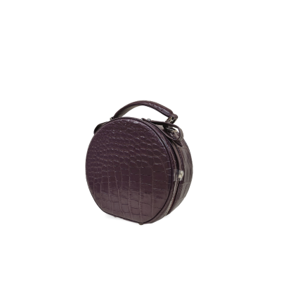 CLB0564SPW : CROCODILE BELLY LEATHER HANDBAG