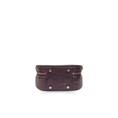 CLB0564SPW : CROCODILE BELLY LEATHER HANDBAG