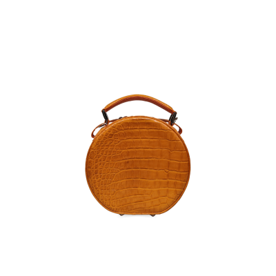 CLB0564SPW : CROCODILE BELLY LEATHER HANDBAG