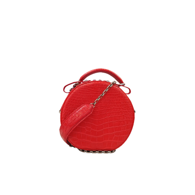 CLB0564SPW : CROCODILE BELLY LEATHER HANDBAG