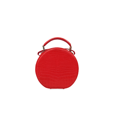 CLB0564SPW : CROCODILE BELLY LEATHER HANDBAG