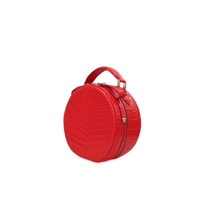 CLB0564SPW : CROCODILE BELLY LEATHER HANDBAG