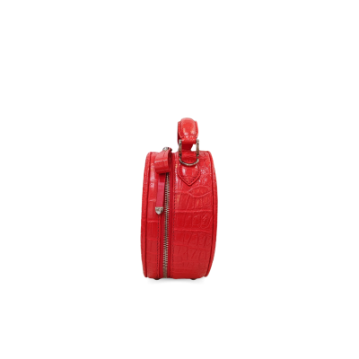 CLB0564SPW : CROCODILE BELLY LEATHER HANDBAG