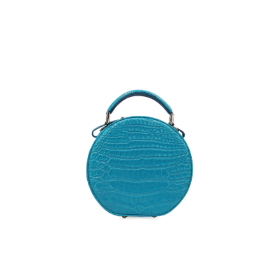 CLB0564SPW : CROCODILE BELLY LEATHER HANDBAG