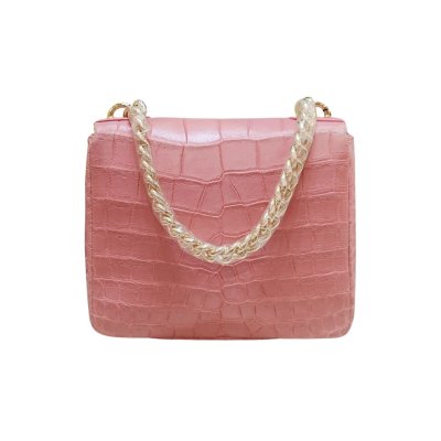 CROCODILE BELLY LEATHER HANDBAG : CLB0704SAY