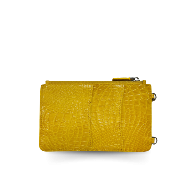 CLB0706SLR : CROCODILE LEATHER PHONE POUCH PHONE CASE CLB0706SLR : CROCODILE LEATHER PHONE POUCH PHONE CASE