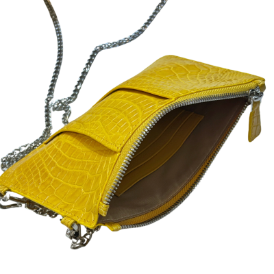 CROCODILE LEATHER PHONE POUCH PHONE CASE : CLB0706SLR