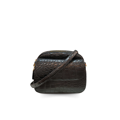 CROCODILE BELLY LEATHER CROSSBODY : CLB0709SR