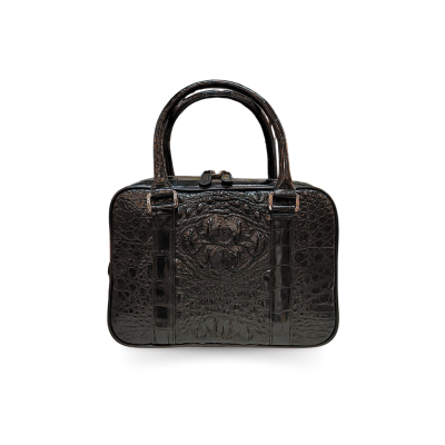 CLB0711HR : CROCODILE HORNBACK LEATHER HANDBAG