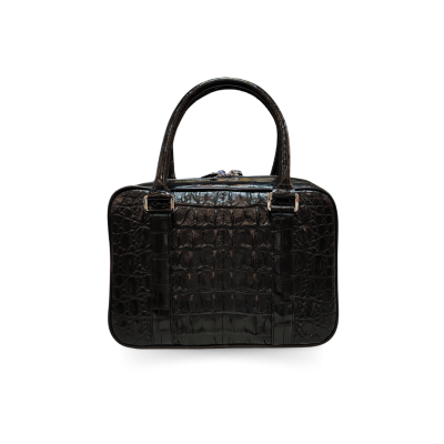 CLB0711HR : CROCODILE HORNBACK LEATHER HANDBAG