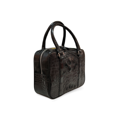 CLB0711HR : CROCODILE HORNBACK LEATHER HANDBAG