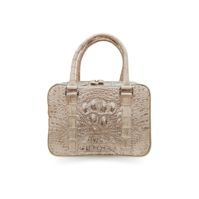 CLB0711HR : CROCODILE HORNBACK LEATHER HANDBAG