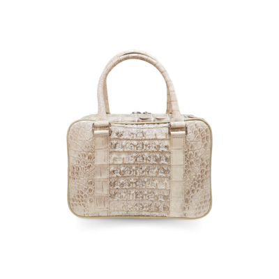 CLB0711HR : CROCODILE HORNBACK LEATHER HANDBAG