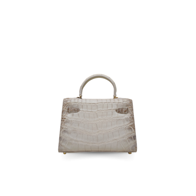 CLB0713SY : CROCODILE BELLY LEATHER MINI HANDBAG