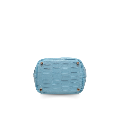 CROCODILE BELLY LEATHER HANDBAG FLUFFY BAG : CLB0714SY