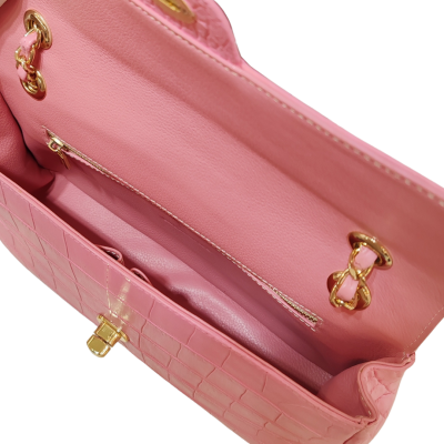 CROCODILE BELLY LEATHER CROSSBODY & SHOLDER BAG : CLB0716SY