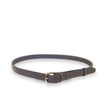 CLBT003S-1 : CROCODILE BELLY LEATHER LADY BELT 1 INCHES