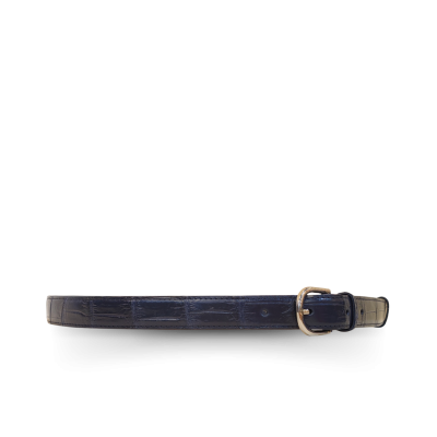CLBT003S-1 : CROCODILE BELLY LEATHER LADY BELT 1 INCHES