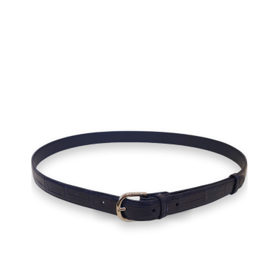 CLBT003S-1 : CROCODILE BELLY LEATHER LADY BELT 1 INCHES