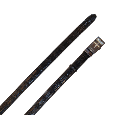 CROCODILE BELLY LEATHER WOMEN BELT : CLBT019S1 CLBT021S1