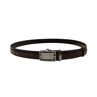 CROCODILE BELLY LEATHER WOMEN BELT : CLBT019S1 CLBT021S1