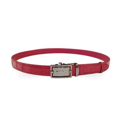CROCODILE BELLY LEATHER WOMEN BELT : CLBT019S1 CLBT021S1