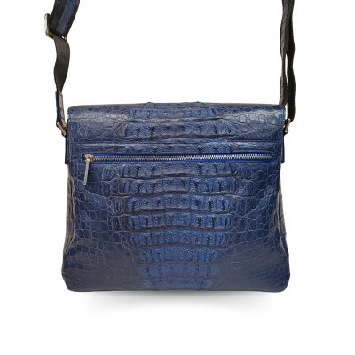 CMB0184HKMX : CROCODILE HORNBACK LEATHER MEN MESSENGER BAG